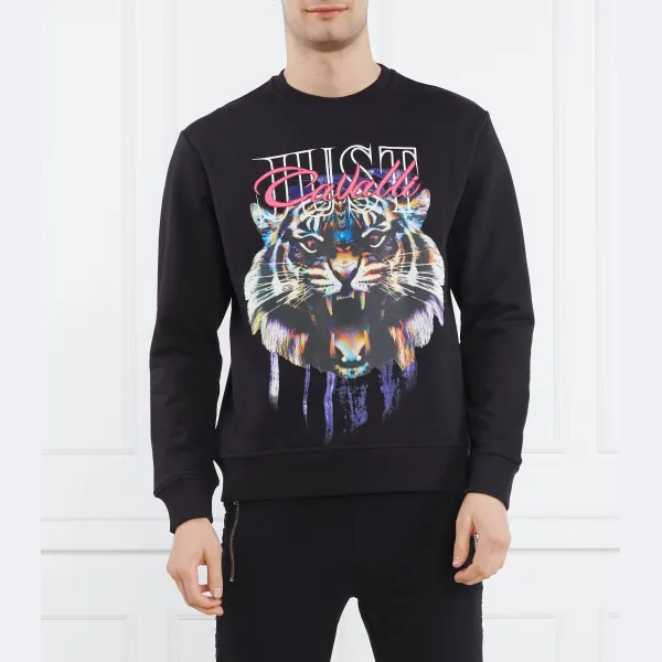 Толстовка обычного кроя Just Cavalli, черный 
Толстовка обычного кроя Just Cavalli, черный