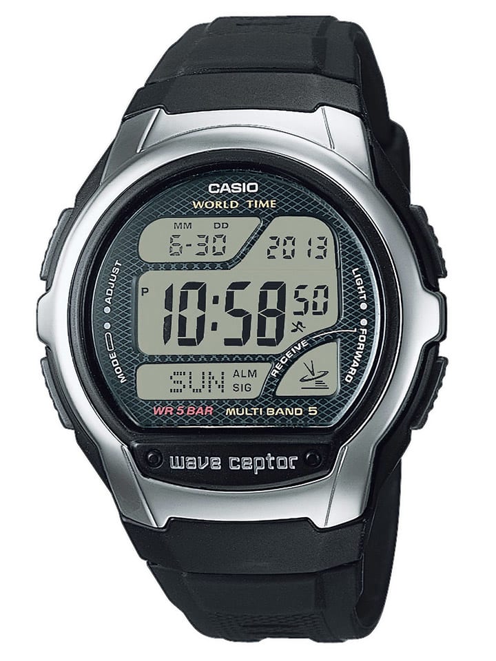Кварцевые часы Casio Wave Ceptor черного цвета
Кварцевые часы Casio Wave Ceptor черного цвета