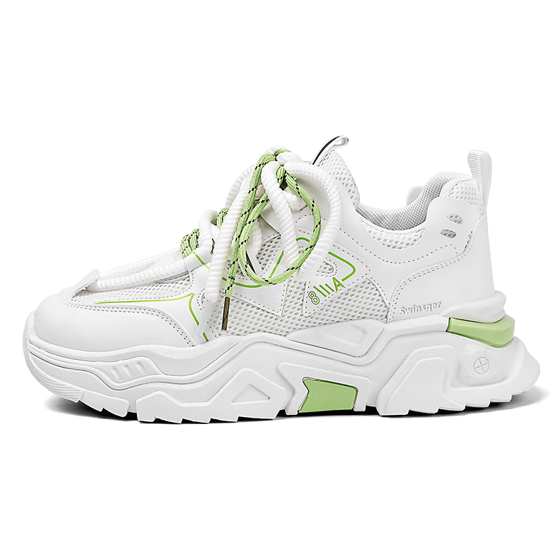 Нескользящие и дышащие низкие массивные кроссовки для мужчин Swinsger, White
Нескользящие и дышащие низкие массивные кроссовки для мужчин Swinsger, White