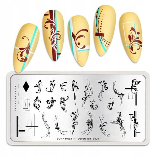 Табличка для штампов для ногтей ORNAMENT, Frezarkowo
Табличка для штампов для ногтей ORNAMENT, Frezarkowo