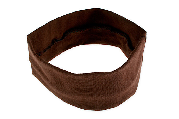 Jubileo, Повязка на голову из ткани темно-коричневого цвета
Jubileo, Повязка на голову из ткани темно-коричневого цвета
