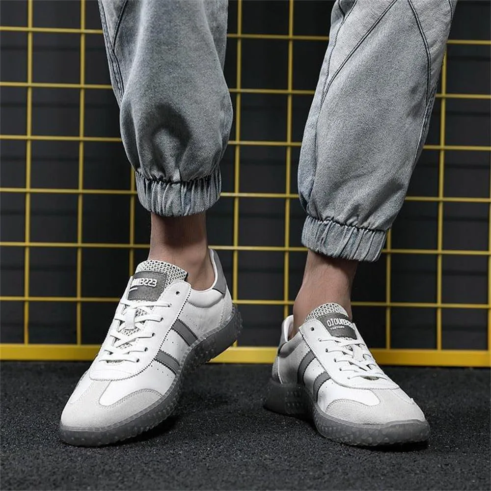 Мужские модные кроссовки из кожи, повседневная обувь для мужчин, дышащие мужские кроссовки Abborora, белый
Мужские модные кроссовки из кожи, повседневная обувь для мужчин, дышащие мужские кроссовки Abborora, белый