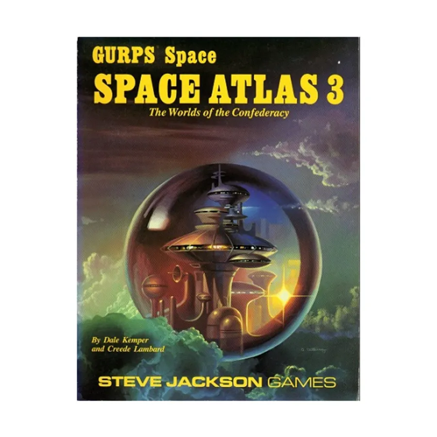 Space Atlas #3 - The Worlds of the Confederacy, GURPS (1st-3rd Edition) - Space, мягкая обложка
Space Atlas #3 - The Worlds of the Confederacy, GURPS (1st-3rd Edition) - Space, мягкая обложка