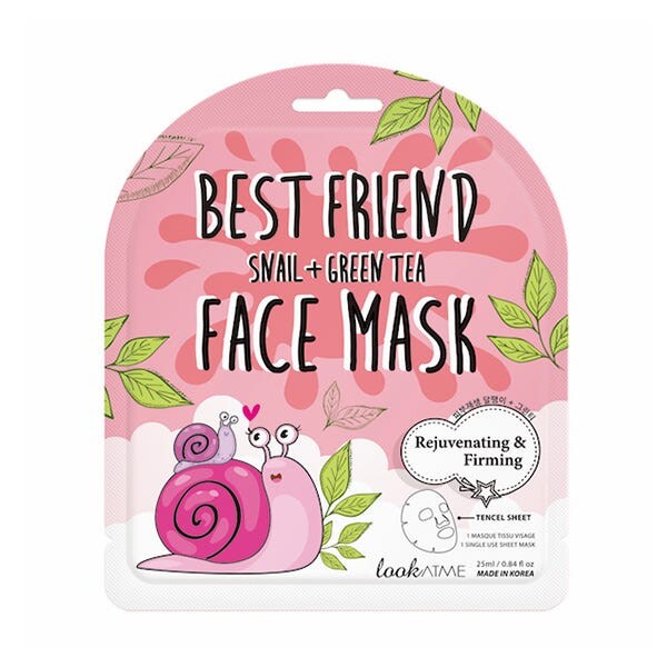 Маска со слизью зеленого чая и улитки 25 мл Look At Me
Маска со слизью зеленого чая и улитки 25 мл Look At Me