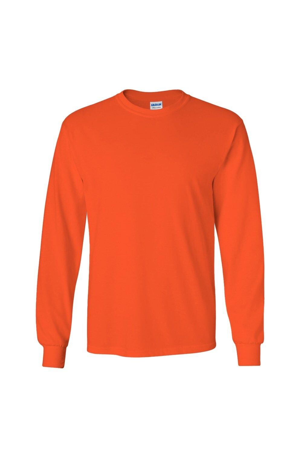 Простая футболка с длинным рукавом из ультрахлопка с круглым вырезом Gildan, оранжевый
Простая футболка с длинным рукавом из ультрахлопка с круглым вырезом Gildan, оранжевый