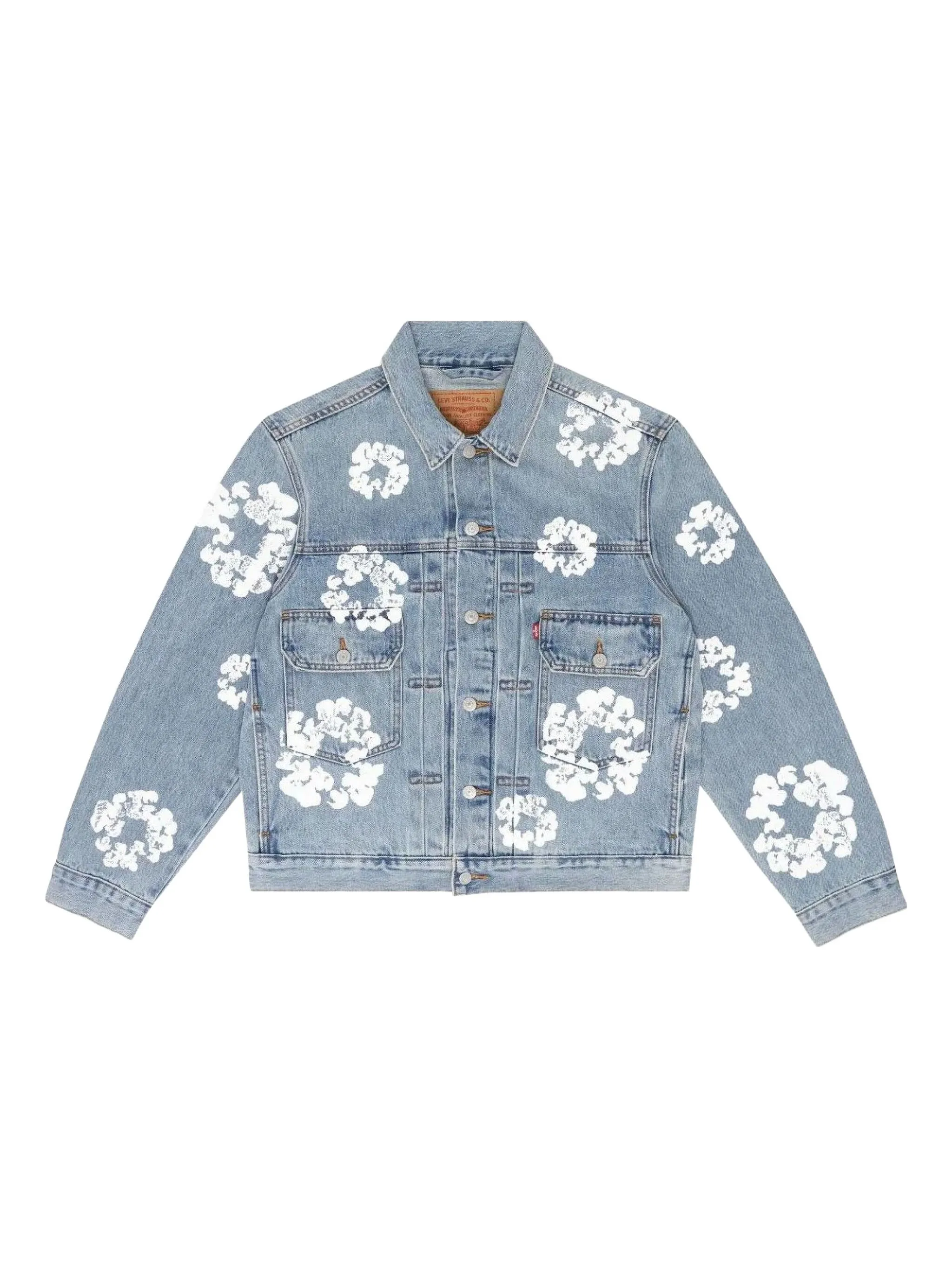 Джинсовая куртка с вышивкой из коллаборации с Denim Tears, синий
Джинсовая куртка с вышивкой из коллаборации с Denim Tears, синий