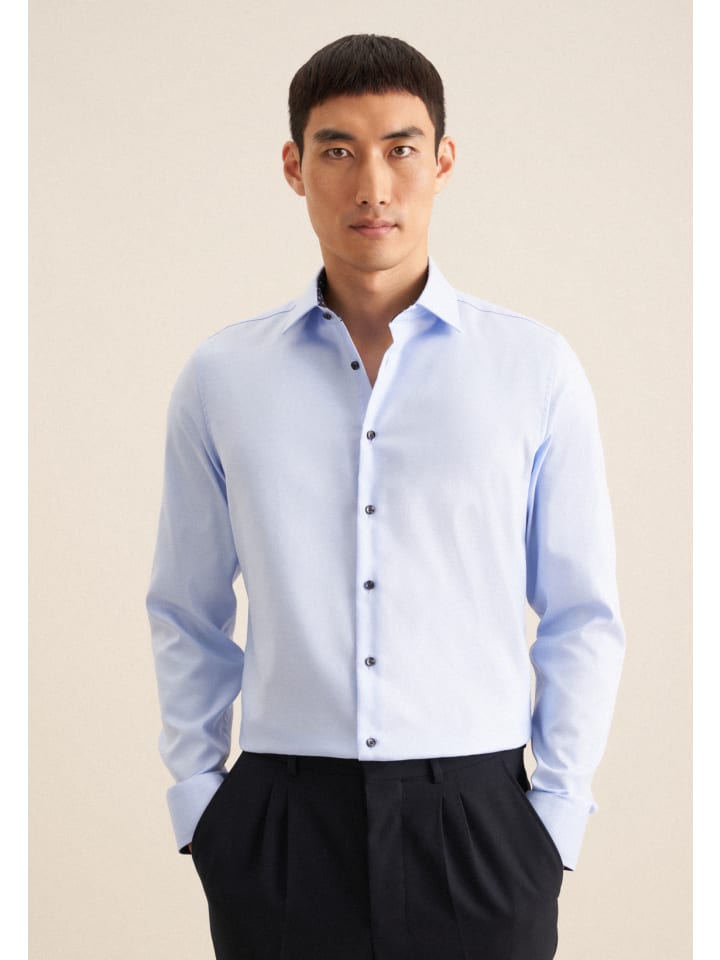 Рубашка Seidensticker, светло-синий
Рубашка Seidensticker, светло-синий