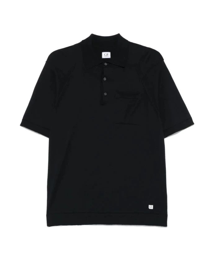Хлопковая рубашка-поло темно-синего цвета C.P. Company, черный
Хлопковая рубашка-поло темно-синего цвета C.P. Company, черный