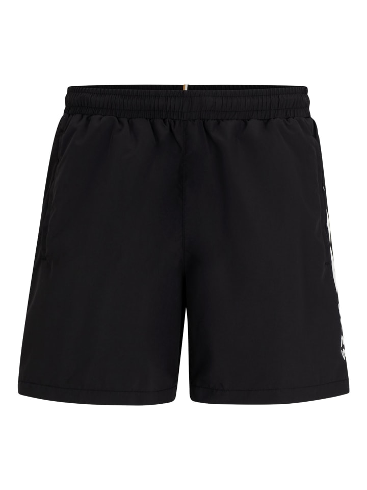 BOSS Плавки с изображением дельфина, черные
BOSS Плавки с изображением дельфина, черные