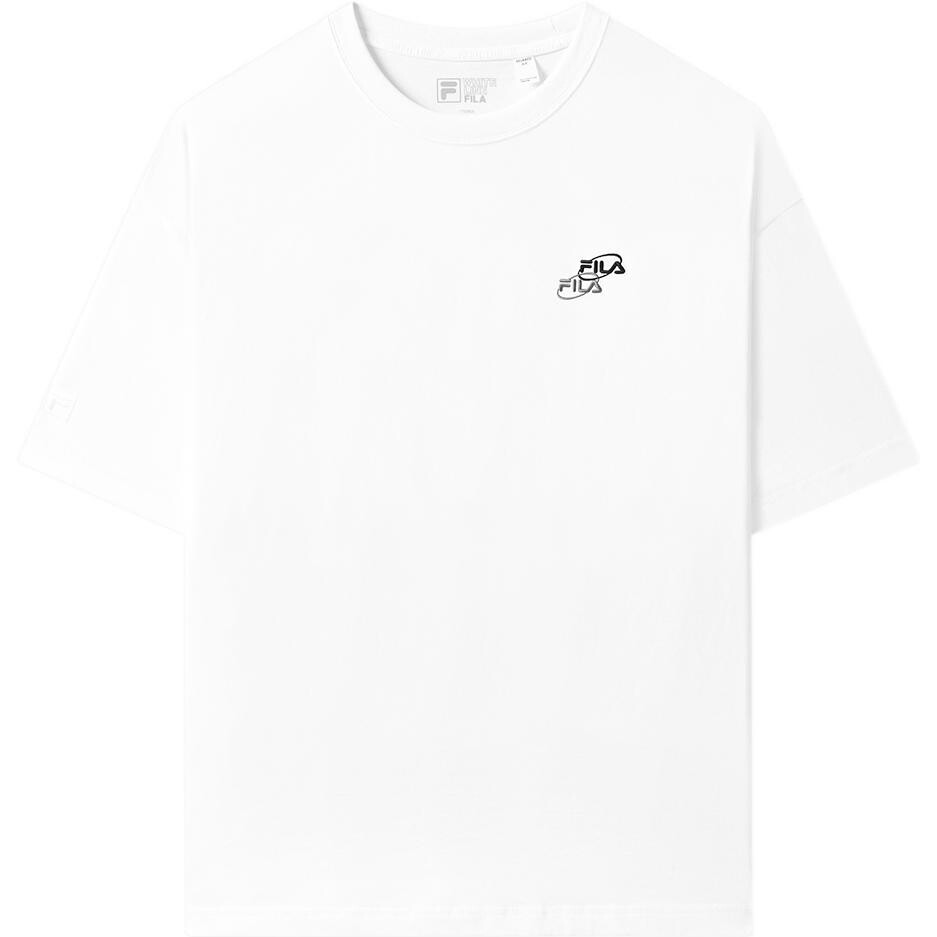 Футболка ко Дню Святого Валентина, унисекс, белая Fila, белый 
Футболка ко Дню Святого Валентина, унисекс, белая Fila, белый
