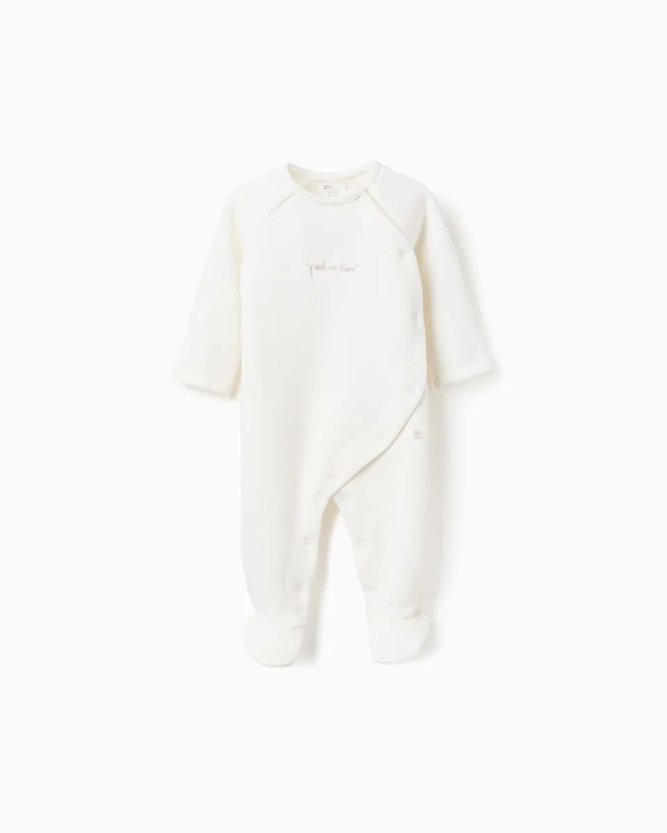 Комбинезон для маленького мальчика с вышивкой Zippy, белый
Комбинезон для маленького мальчика с вышивкой Zippy, белый