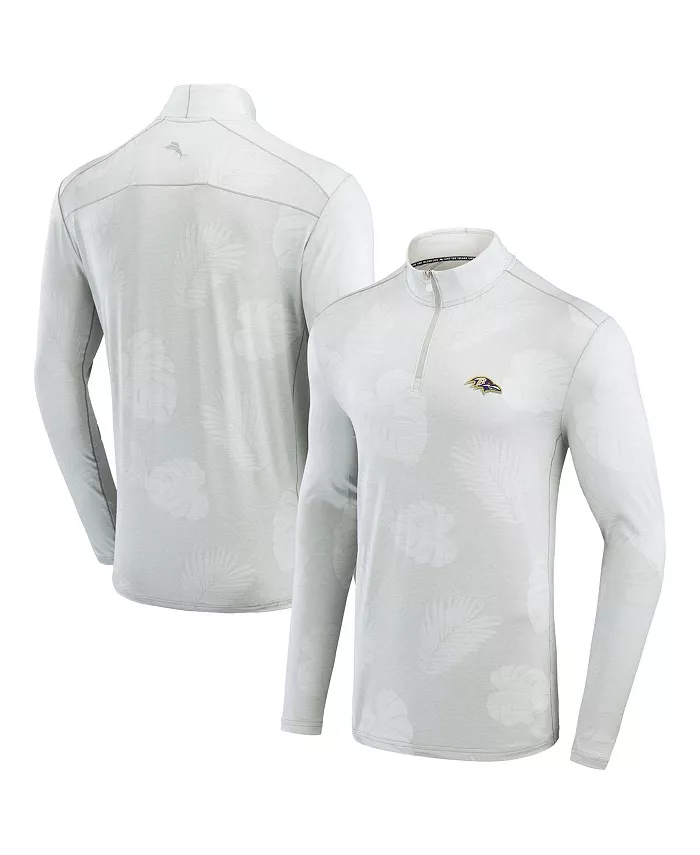 Мужская серая толстовка Baltimore Ravens Delray Frond IslandZone с молнией до половины Tommy Bahama
Мужская серая толстовка Baltimore Ravens Delray Frond IslandZone с молнией до половины Tommy Bahama