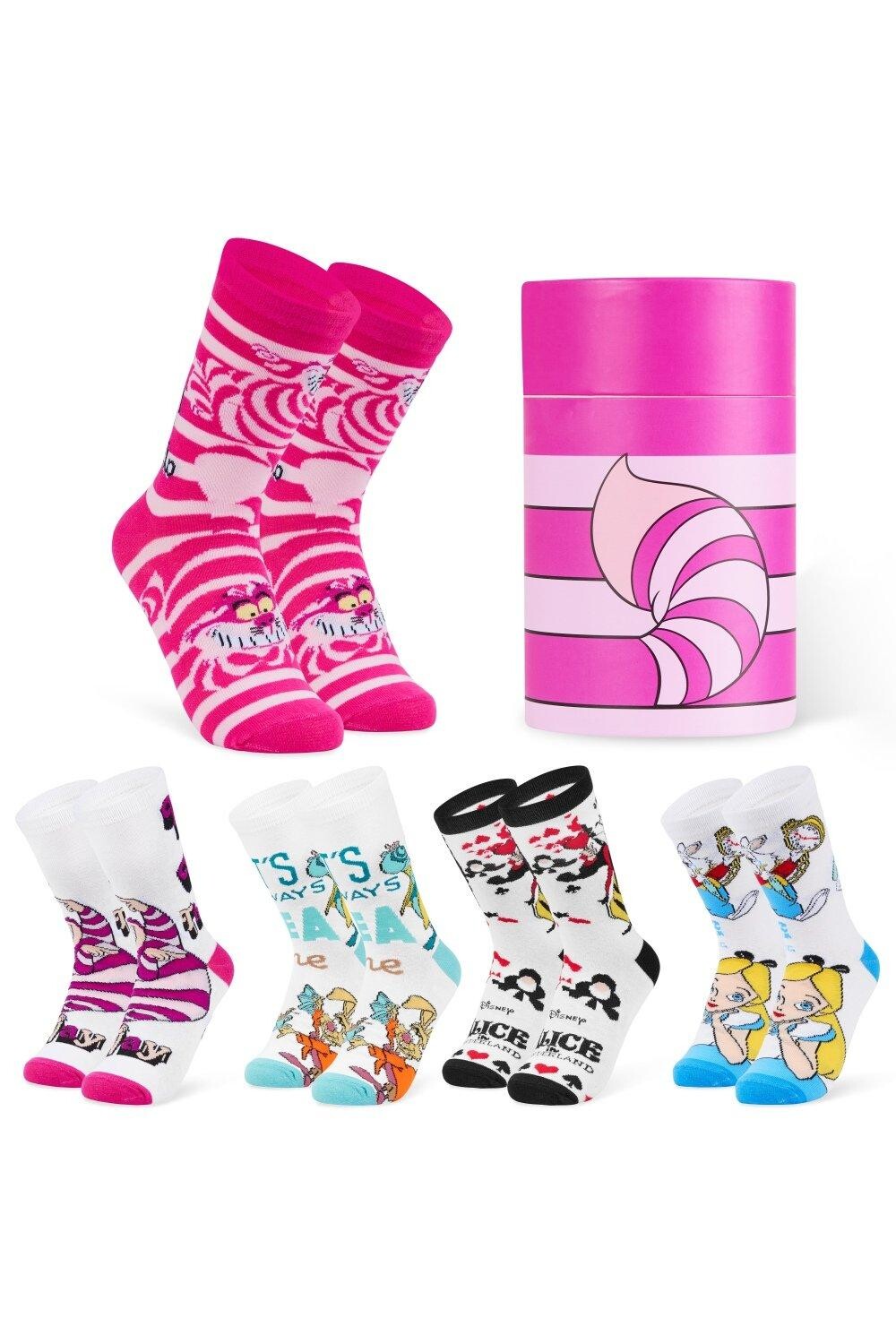 Комплект из 5 носков «Алиса в стране чудес» Disney, мультиколор, Белый, Комплект из 5 носков «Алиса в стране чудес» Disney, мультиколор
Комплект из 5 носков «Алиса в стране чудес» Disney, мультиколор, Белый, Комплект из 5 носков «Алиса в стране чудес» Disney, мультиколор