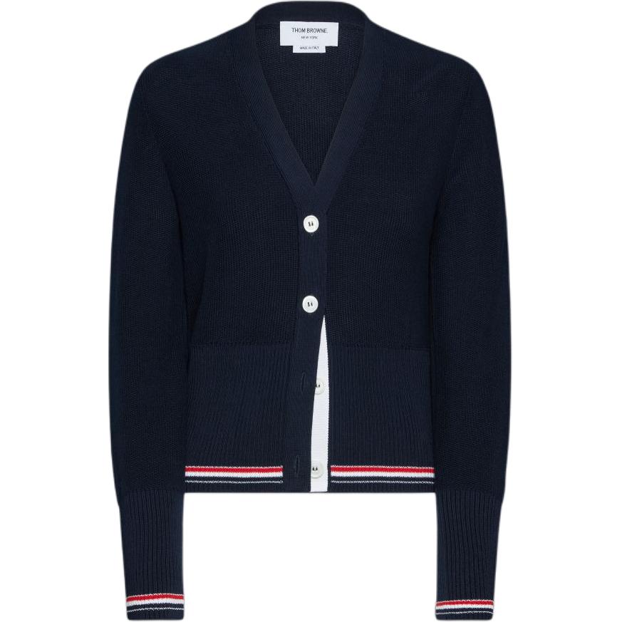 Полосатая хлопковая кардиган RWB THOM BROWNE, синий
Полосатая хлопковая кардиган RWB THOM BROWNE, синий