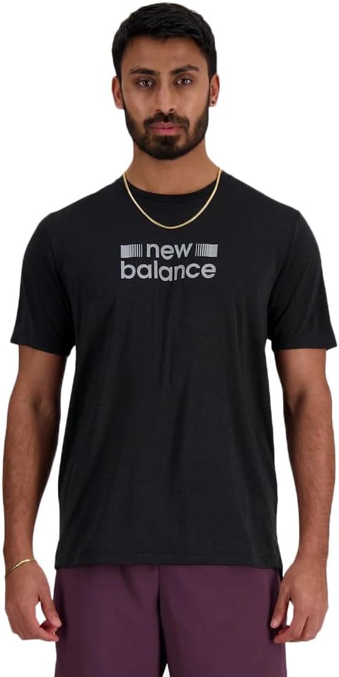 Мужская футболка New Balance MT43256 Athletics с коротким рукавом и графическим принтом (MT43256) быстросохнущая, черный
Мужская футболка New Balance MT43256 Athletics с коротким рукавом и графическим принтом (MT43256) быстросохнущая, черный