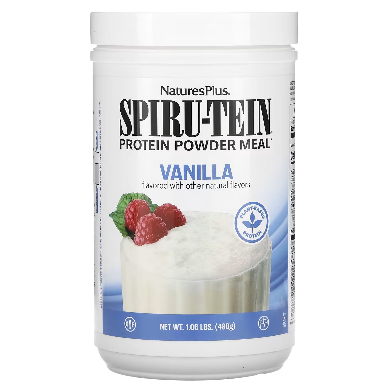 NaturesPlus Протеиновый порошок Spiru-Tein, ваниль, 1,06 фунта (480 г)
NaturesPlus Протеиновый порошок Spiru-Tein, ваниль, 1,06 фунта (480 г)