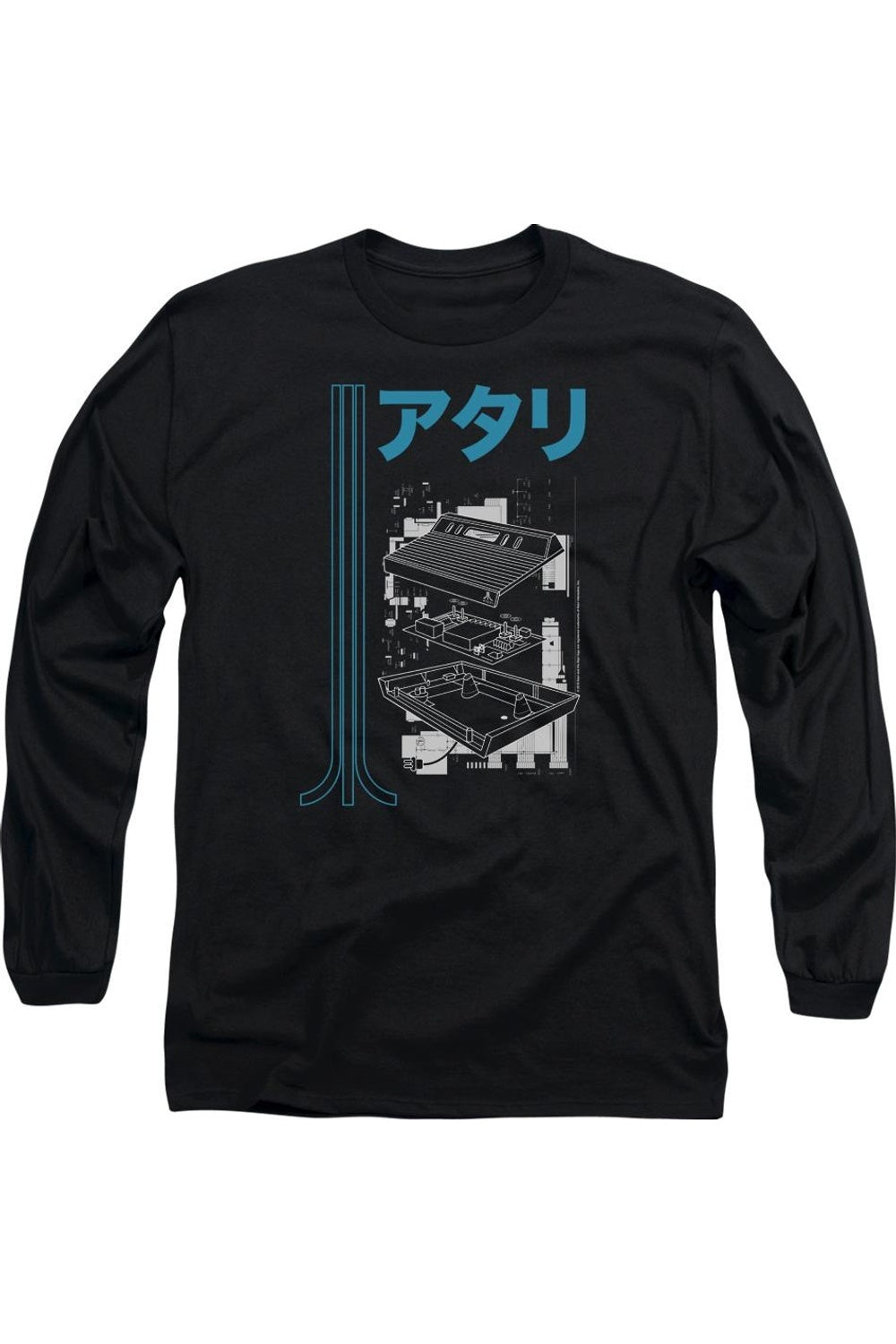 Футболка Atari Schematic с длинным рукавом для взрослых Gildan, черный
Футболка Atari Schematic с длинным рукавом для взрослых Gildan, черный