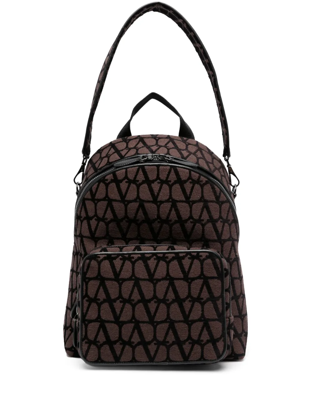 Жаккардовый рюкзак с узором Toile Iconographe VALENTINO GARAVANI, коричневый
Жаккардовый рюкзак с узором Toile Iconographe VALENTINO GARAVANI, коричневый