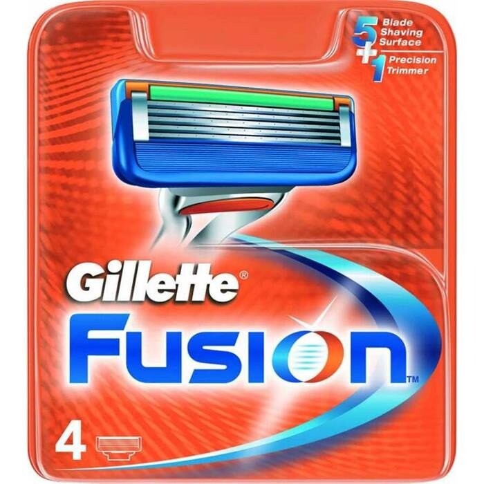 Gillette, Fusion, сменные лезвия для бритв, 4 шт
Gillette, Fusion, сменные лезвия для бритв, 4 шт