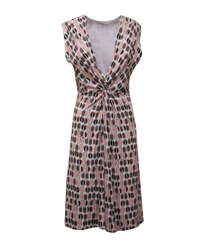 Платье без рукавов с V-образным вырезом и плетеным узором. Kangra, мультиколор
Платье без рукавов с V-образным вырезом и плетеным узором. Kangra, мультиколор