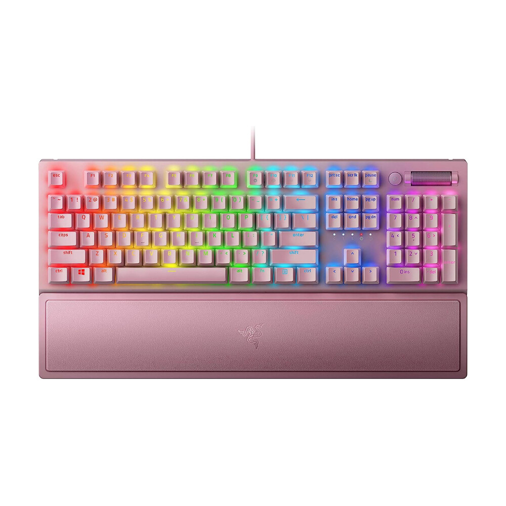 Клавиатура игровая Razer BlackWidow V3 (Green Switch) с опорой, кварц, английская раскладка
Клавиатура игровая Razer BlackWidow V3 (Green Switch) с опорой, кварц, английская раскладка