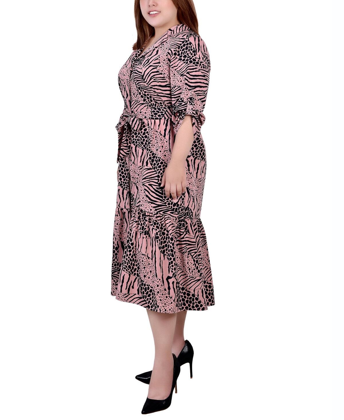 Многоуровневое платье больших размеров с поясом NY Collection, мульти
Многоуровневое платье больших размеров с поясом NY Collection, мульти