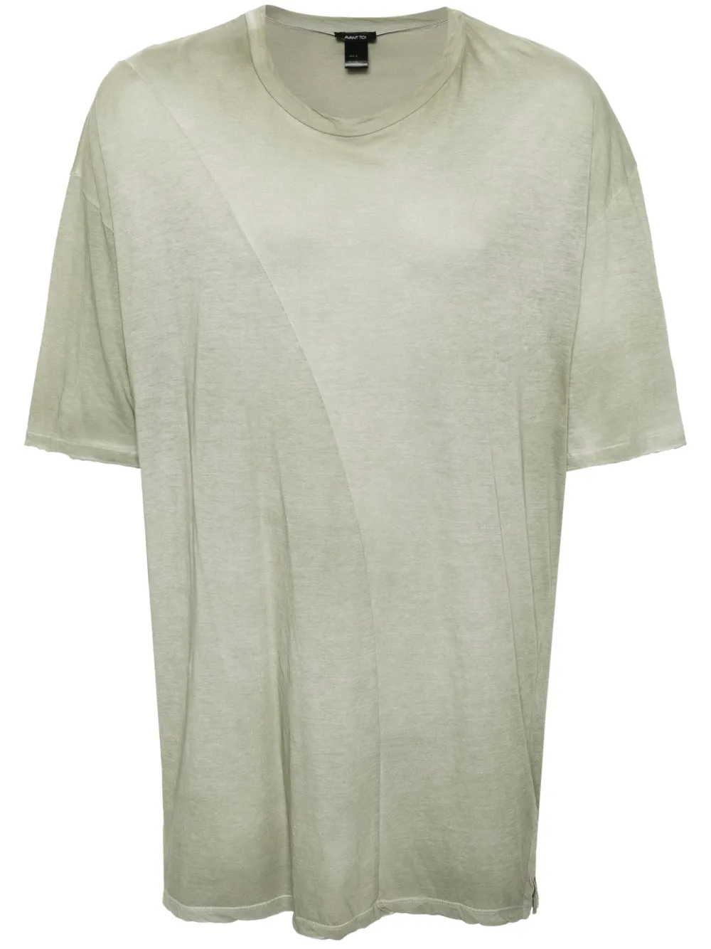 Меланжевая футболка с приспущенными плечами Avant Toi, зеленый
Меланжевая футболка с приспущенными плечами Avant Toi, зеленый