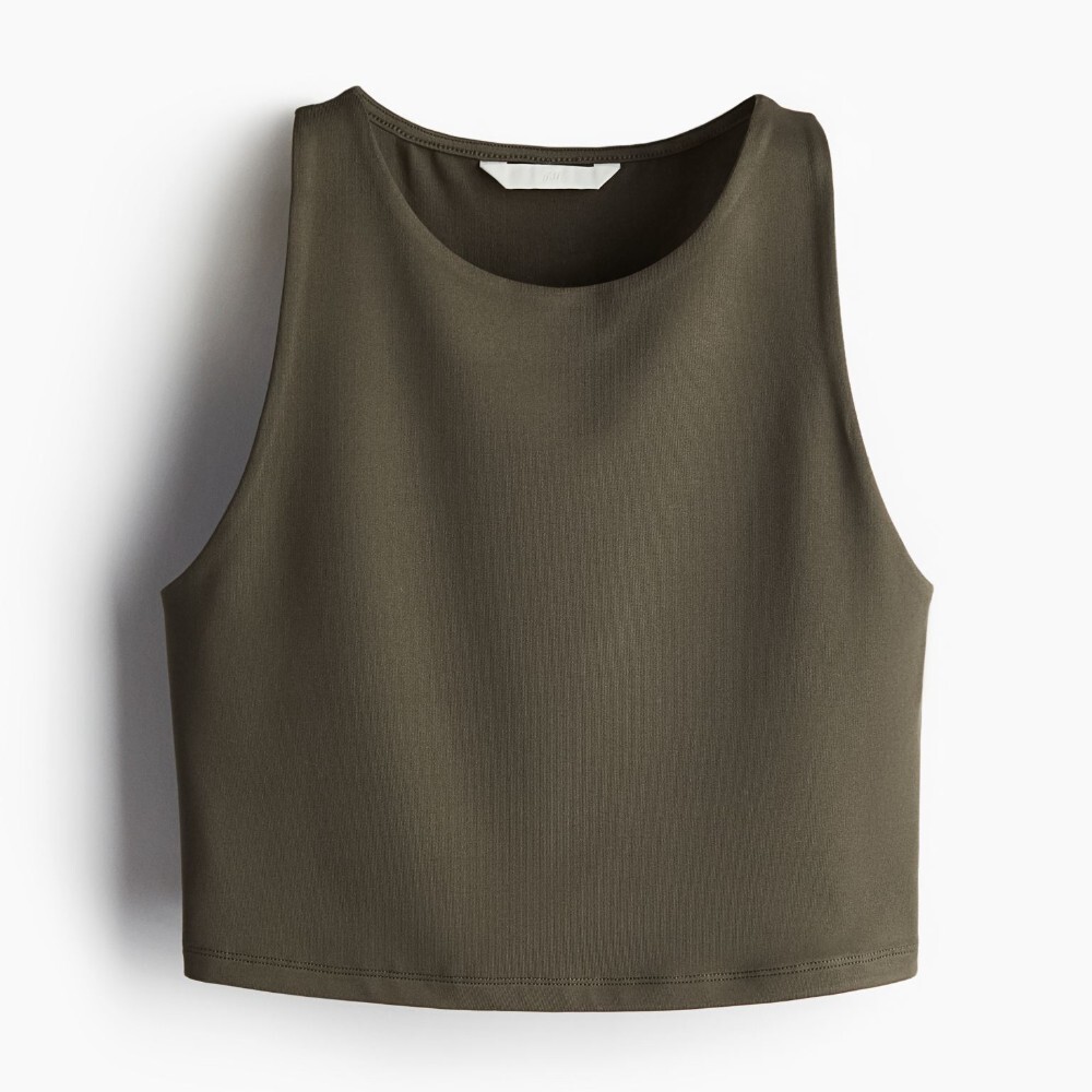 Топ H&M Short Microfiber, темно-зеленый
Топ H&M Short Microfiber, темно-зеленый