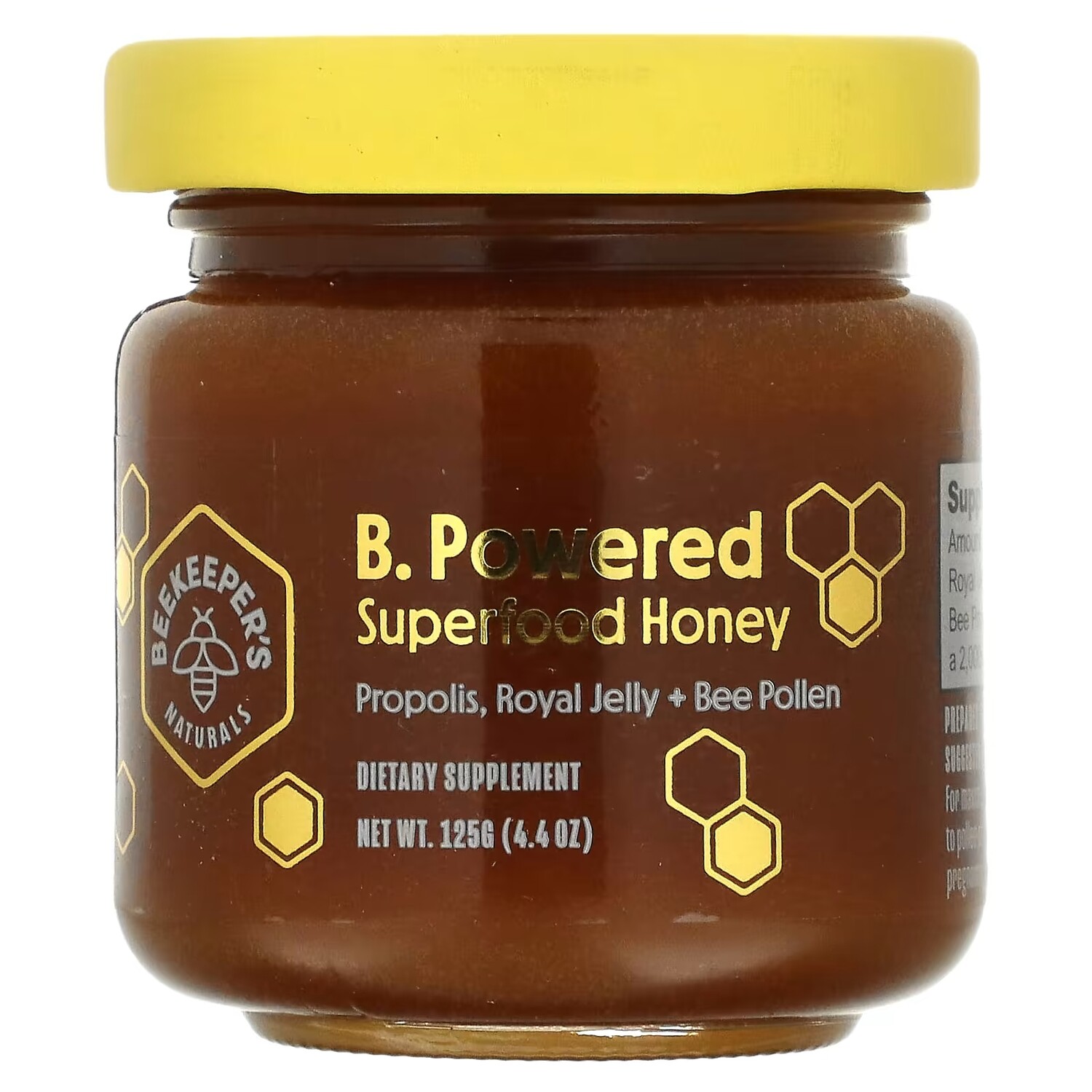 Beekeeper's Naturals B. Powered мед из суперфудов, 125 г
Beekeeper's Naturals B. Powered мед из суперфудов, 125 г