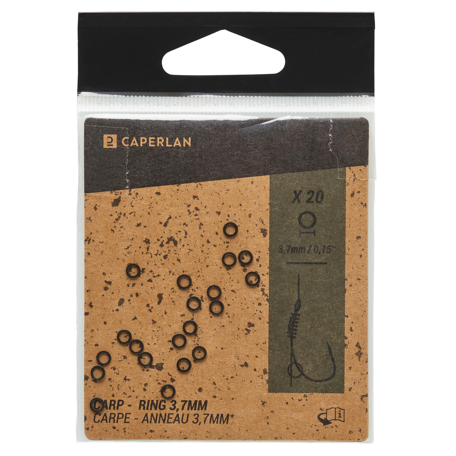Стопорные кольца для ловли карпа 3,7 мм 20 шт. CAPERLAN
Стопорные кольца для ловли карпа 3,7 мм 20 шт. CAPERLAN