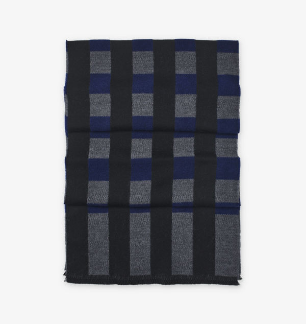 Шерстяной шарф с узором Explode в клетку Aspinal Of London, синий
Шерстяной шарф с узором Explode в клетку Aspinal Of London, синий