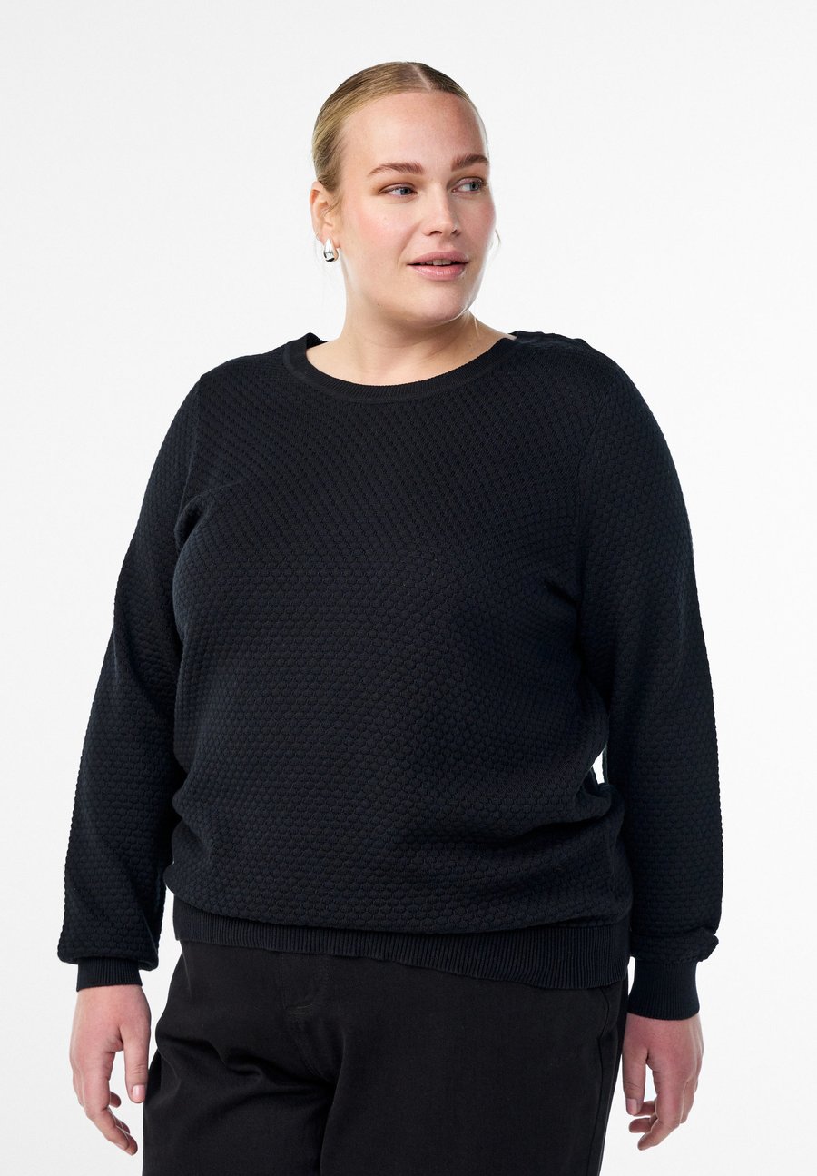 Джемпер Zizzi Jumper, Black
Джемпер Zizzi Jumper, Black