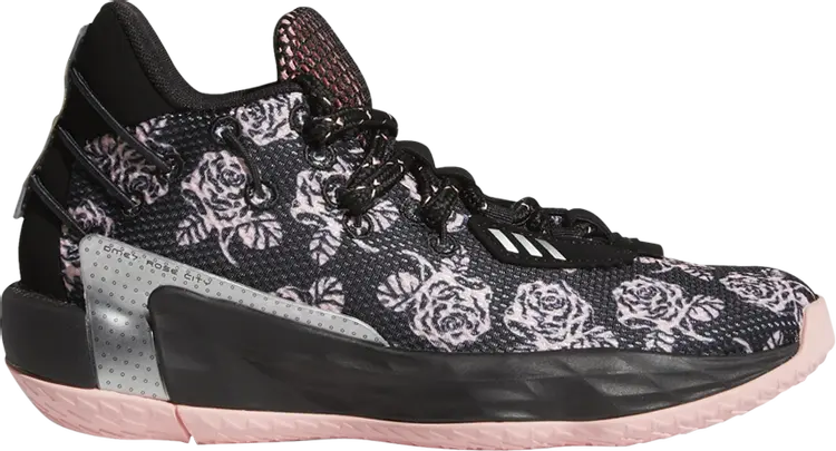 Кроссовки Adidas Dame 7 J 'Rose City', черный
Кроссовки Adidas Dame 7 J 'Rose City', черный