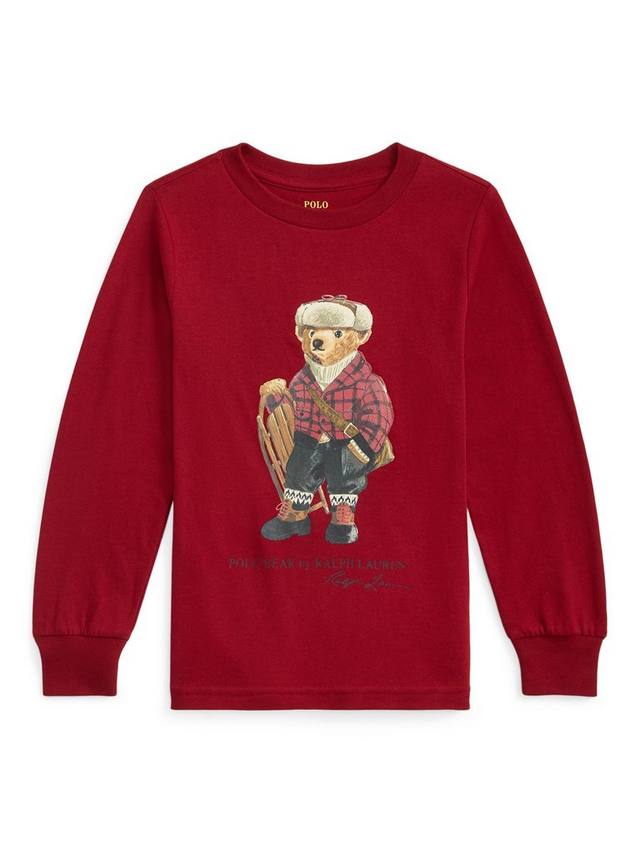 Детская футболка с длинным рукавом и мишкой-поло Ralph Lauren, Holiday Red
Детская футболка с длинным рукавом и мишкой-поло Ralph Lauren, Holiday Red