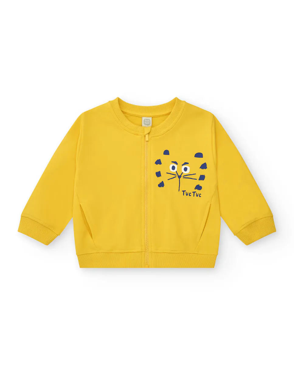 Плюшевая толстовка для мальчиков с круглым вырезом и застежкой-молнией Tuc tuc, желтый
Плюшевая толстовка для мальчиков с круглым вырезом и застежкой-молнией Tuc tuc, желтый