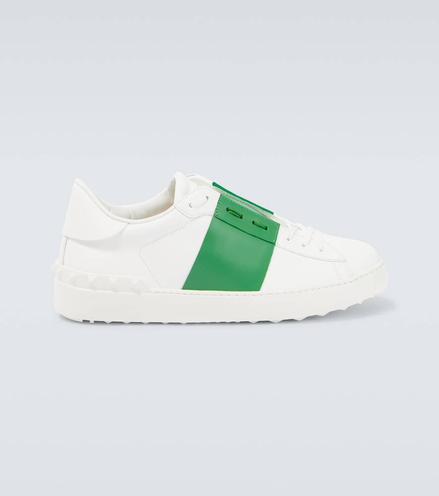 Кроссовки из кожи rockstud Valentino Garavani, Bianco/Green Briar
Кроссовки из кожи rockstud Valentino Garavani, Bianco/Green Briar