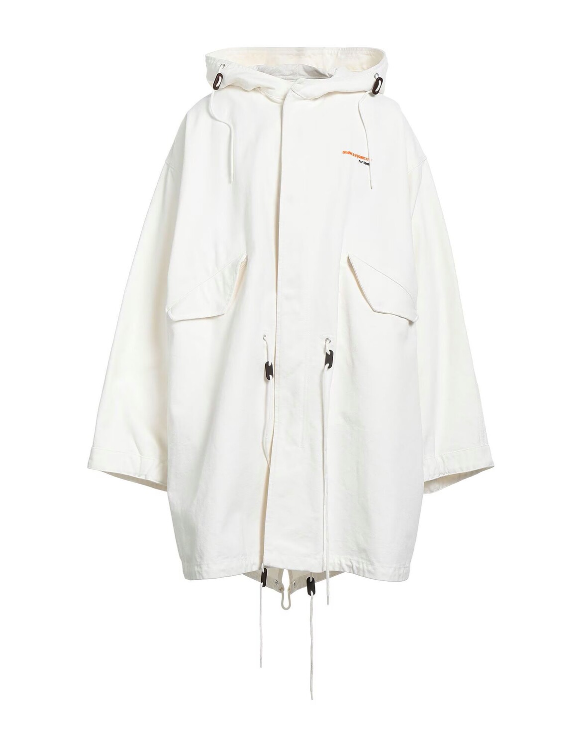 Тренч Raf Simons, белый 
Тренч Raf Simons, белый