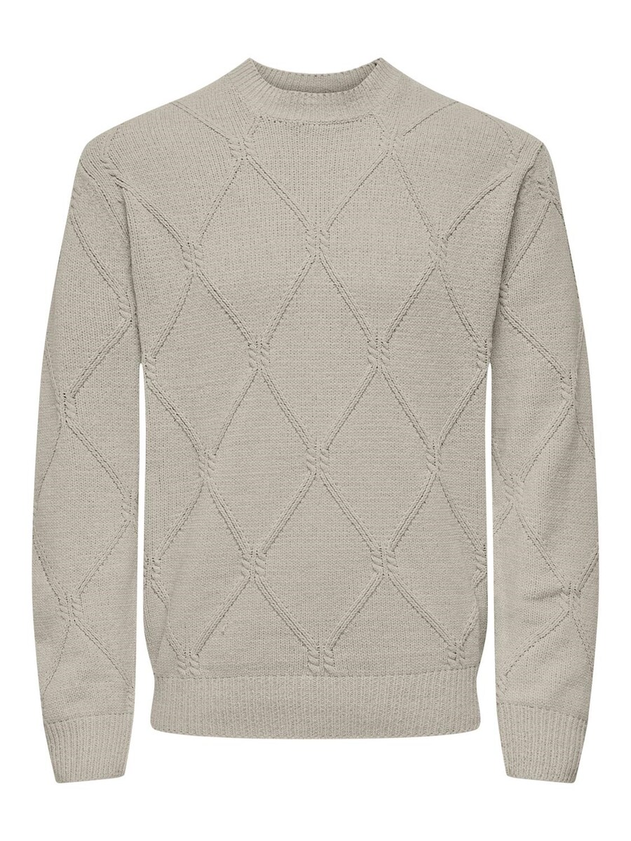 Свитер Only & Sons Sweater Farid, цвет kitt
Свитер Only & Sons Sweater Farid, цвет kitt