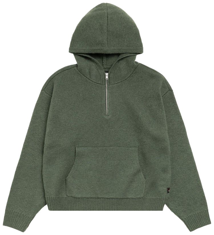 Худи Stussy Quarter Zip Knit Hoodie, зеленый, зеленый
Худи Stussy Quarter Zip Knit Hoodie, зеленый, зеленый