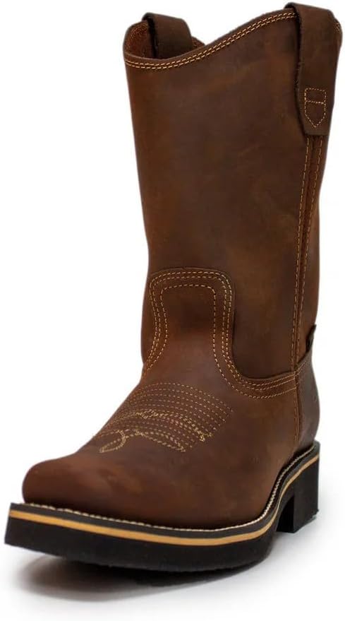 Мужские оригинальные ботинки Establo коричневые из натуральной кожи Crazy, квадратный носок, вестерн, стойкие к скольжению и маслу, на молнии, с мягким носком Generic
Мужские оригинальные ботинки Establo коричневые из натуральной кожи Crazy, квадратный носок, вестерн, стойкие к скольжению и маслу, на молнии, с мягким носком Generic