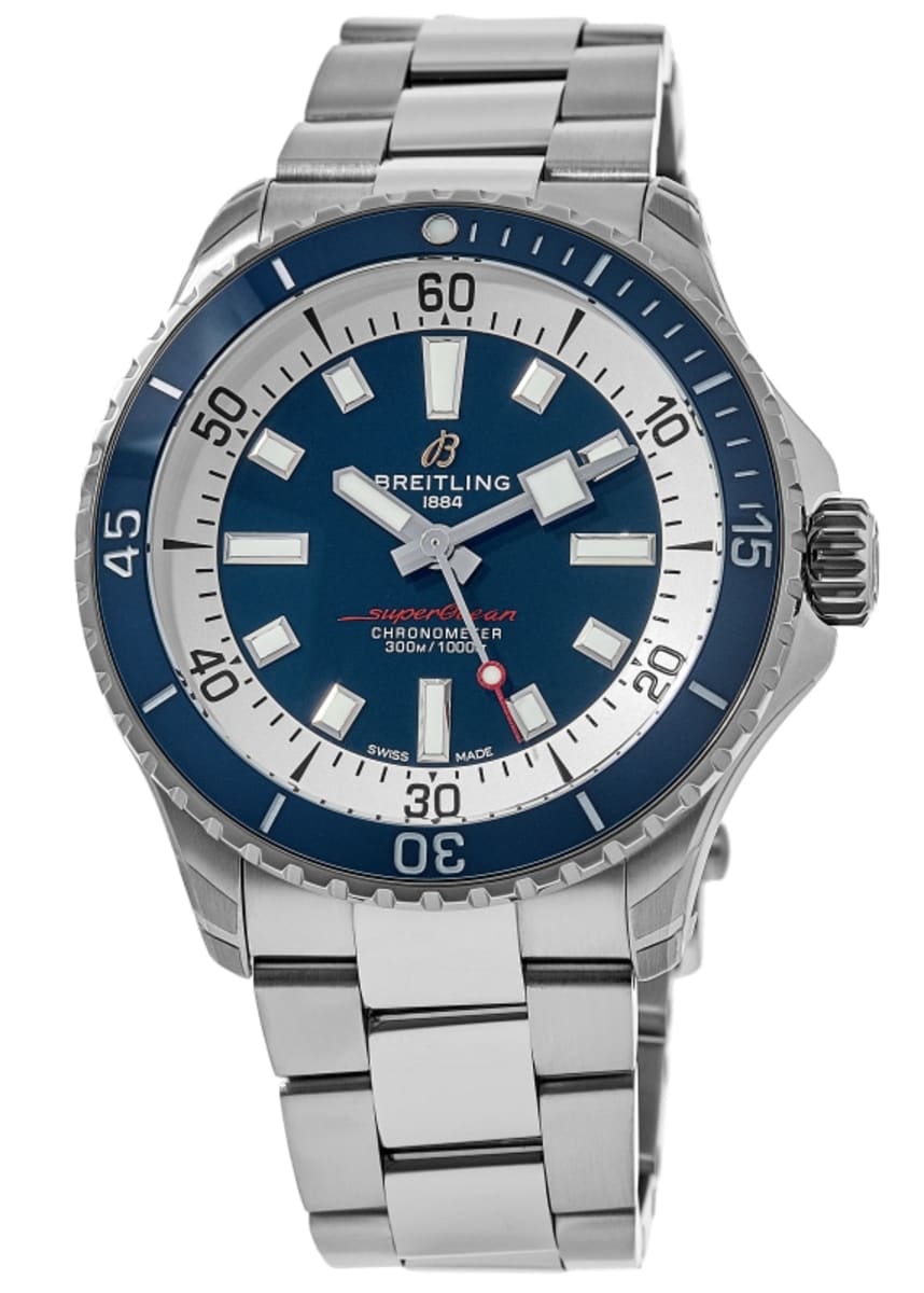Мужские часы Breitling Superocean Automatic 42 с синим циферблатом и стальным корпусом A17375E71C1A1
Мужские часы Breitling Superocean Automatic 42 с синим циферблатом и стальным корпусом A17375E71C1A1