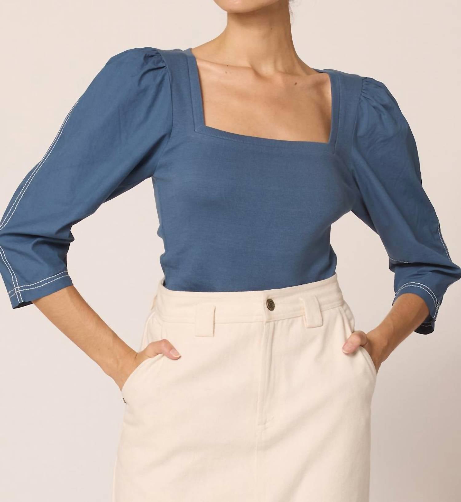 Топ Skye в цвете блюфин Cleobella, Bluefin
Топ Skye в цвете блюфин Cleobella, Bluefin