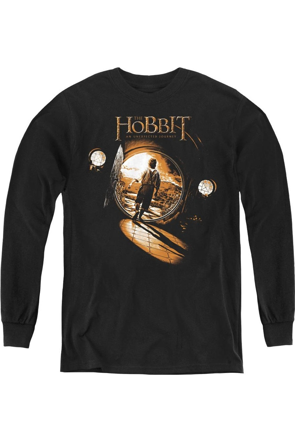 Футболка с длинным рукавом The Hobbit Hobbit Hole для детей Gildan, черный
Футболка с длинным рукавом The Hobbit Hobbit Hole для детей Gildan, черный