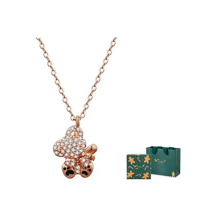 Подарочный набор женских ожерелий в коробке Name.S, hug bear necklace, серебро
Подарочный набор женских ожерелий в коробке Name.S, hug bear necklace, серебро
