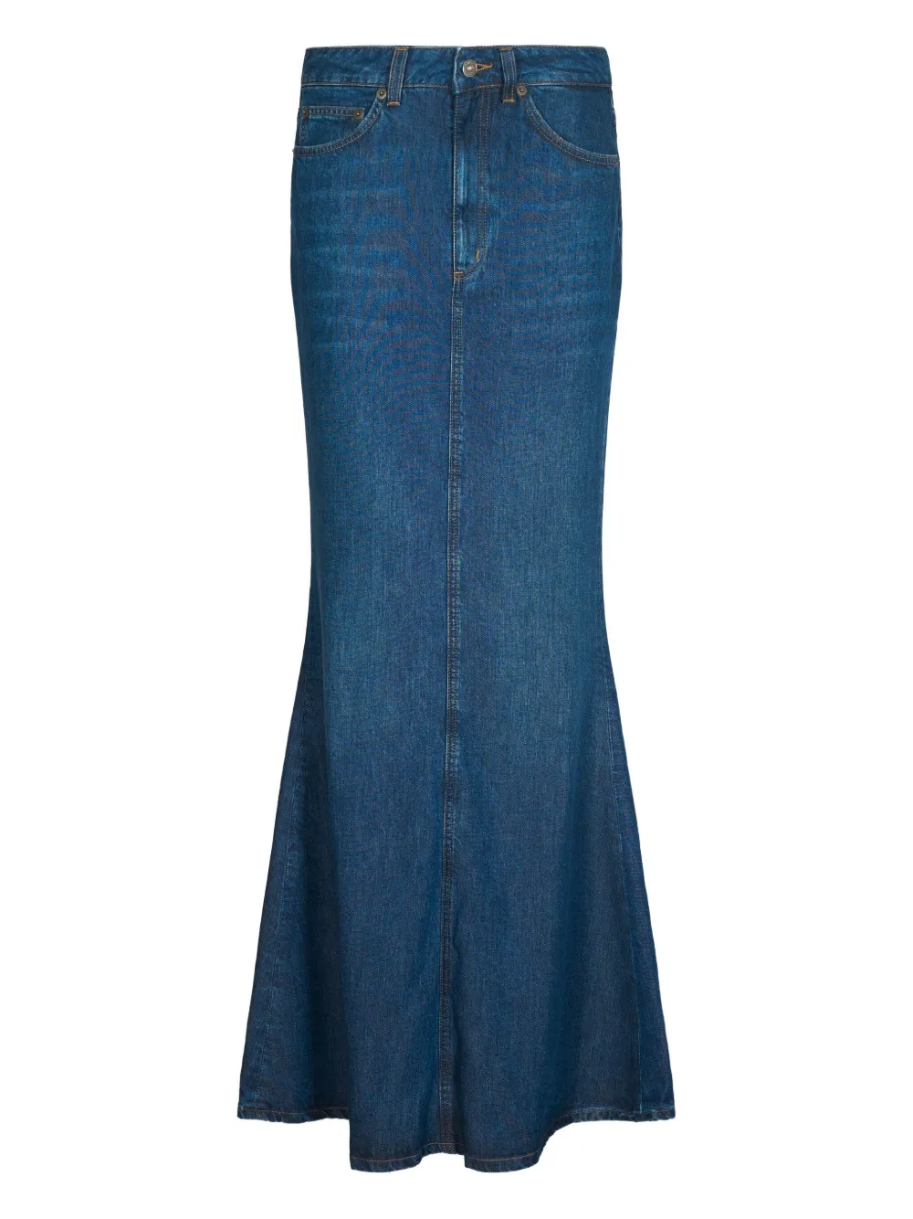 Расклешенная джинсовая юбка DONDUP, синий
Расклешенная джинсовая юбка DONDUP, синий