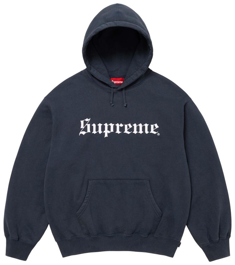 Толстовка Supreme Washed Old English Hooded Sweatshirt, синий
Толстовка Supreme Washed Old English Hooded Sweatshirt, синий