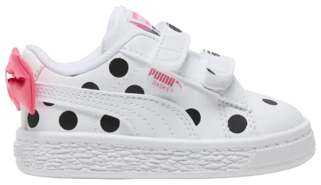 Кроссовки Puma Basket Toddler 'Bow Polka Dots', белый
Кроссовки Puma Basket Toddler 'Bow Polka Dots', белый