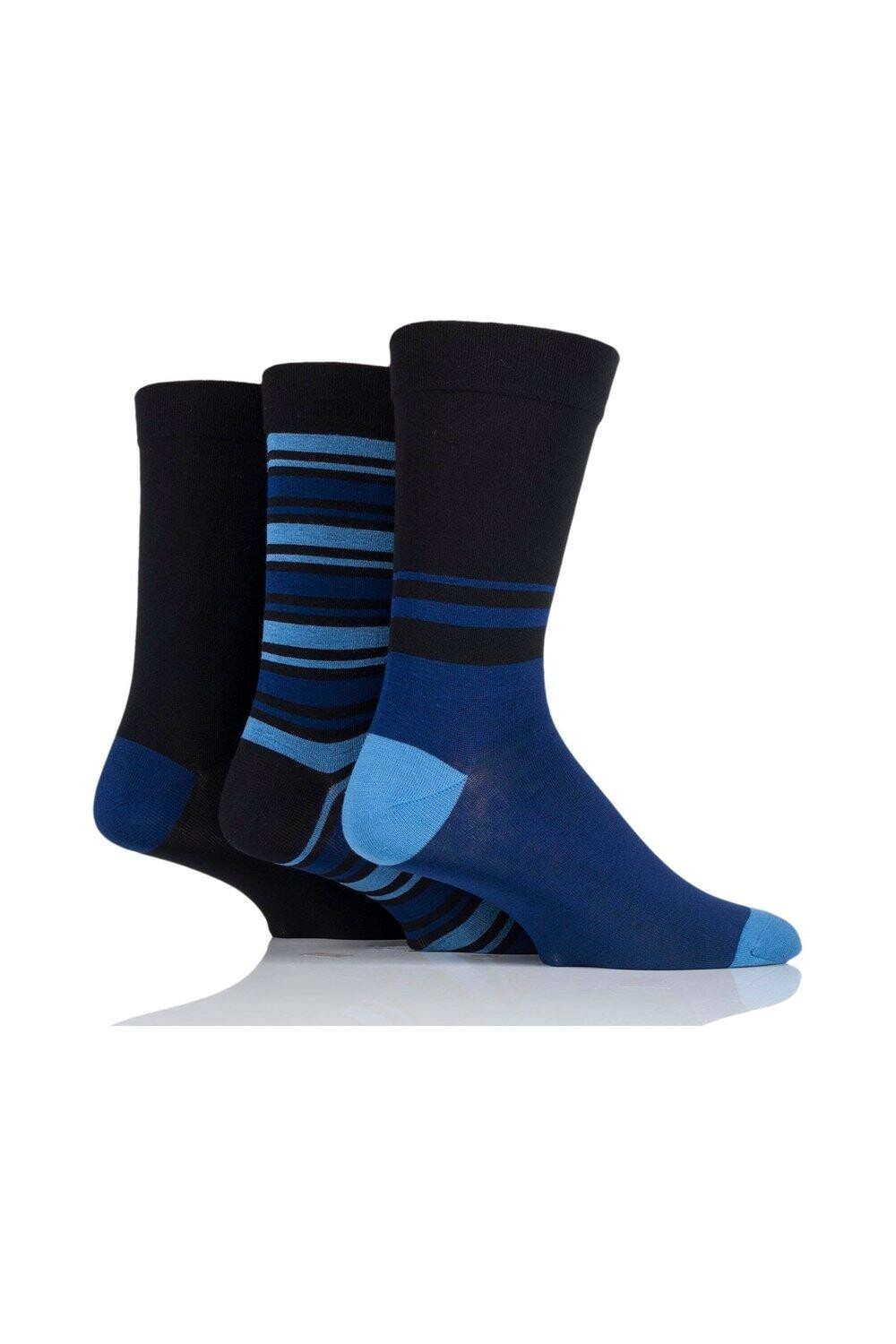 3 пары удобных носков в полоску из бамбука с гладкими швами на пальцах ног SOCKSHOP, синий
3 пары удобных носков в полоску из бамбука с гладкими швами на пальцах ног SOCKSHOP, синий