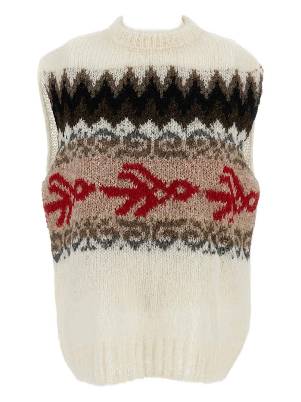 Жилет с узором Thibault Van Der Straete, белый
Жилет с узором Thibault Van Der Straete, белый