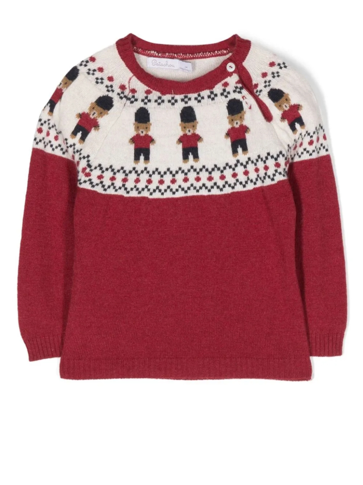 Patachou джемпер с принтом, красный 
Patachou джемпер с принтом, красный